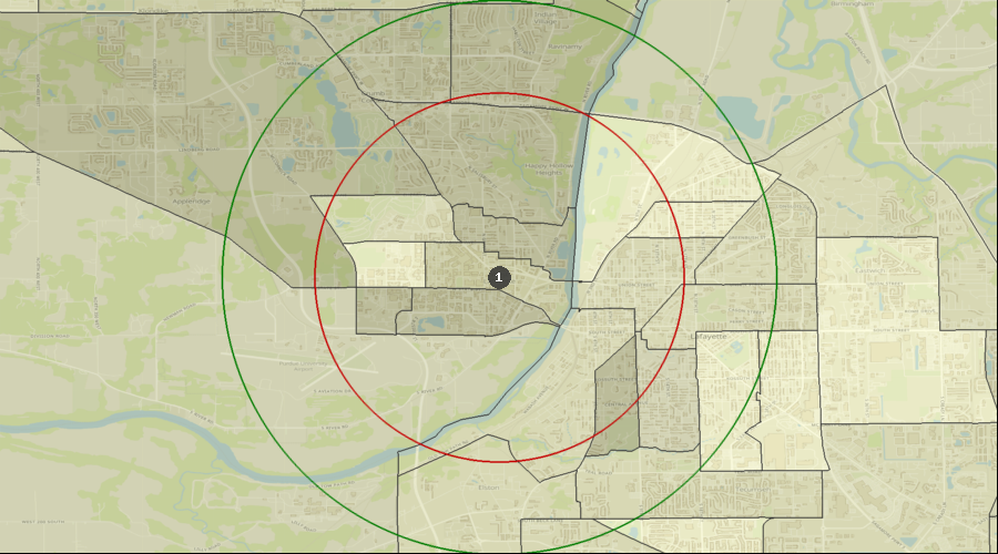 West Lafayette, Indiana - Percentage of the Population with a Bachelor